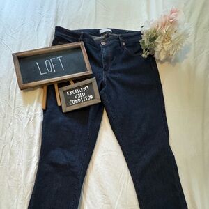 EUC + LOFT + Dark Wash Jeans